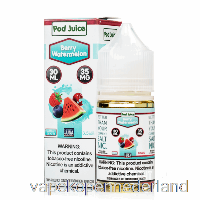 Elektronische Sigaret Vape Bes Watermeloen - Peulensap - 30 Ml 55 Mg